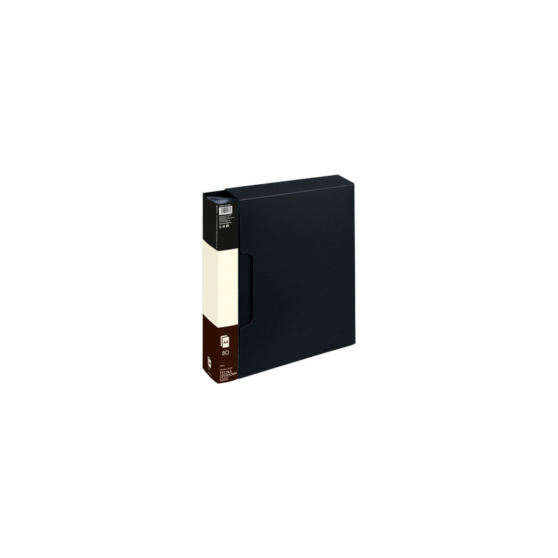 Teczka ofertowa 9008A czarna 80 koszulek 120-1202 GRAND