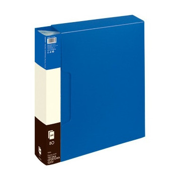 Teczka ofertowa 9008A niebieska 80 koszulek 120-1203 GRAND