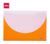 Teczka kopertowa na zatrzask A4 RIO pomarańczowa E38977 ORANGE DELI