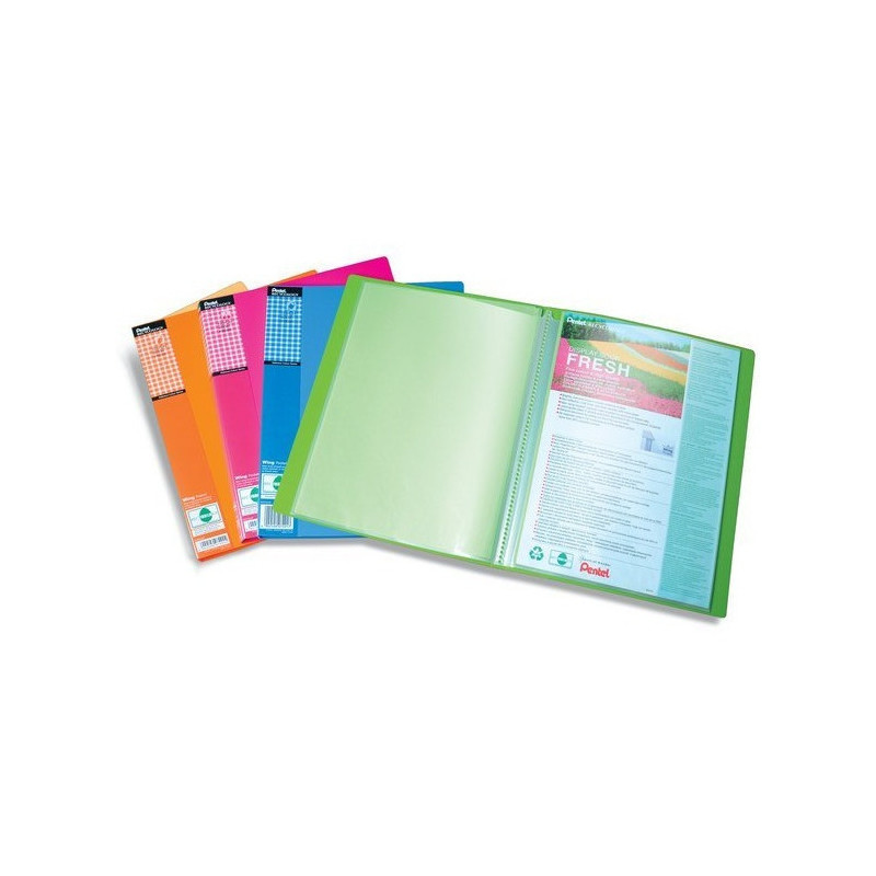 Album ofertowy A4 20kieszeni niebieski i DCF542C WING FRESH PENTEL
