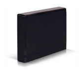 Teczka z gumką BOX CARIBIC czarna 5cm 341/02 VAUPE