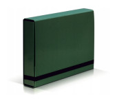 Teczka z gumką BOX CARIBIC zielona 5cm 341/06 VAUPE