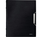 Teczka 12 przeródek A4 200k satynowa czerń LEITZ STYLE 39960094
