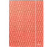 Teczka kartonowa z gumką Colour`Breeze A4 koralowa 628494 ESSELTE