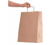 Torba ekologiczna ECOBAG 305x170x425mm brązowa