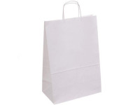 Torba ekologiczna ECOBAG 305x170x425mm biała 100g 110101040000