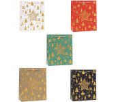 Torebka prezentowa A426x32x10cm BOŻE NARODZENIE TBN-24178-HS-A4 emboss ROZETTE