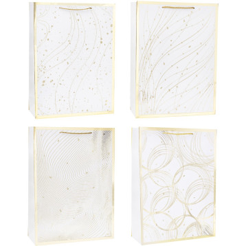 Torebka prezentowa 18x23x8cm TG-23065-HS-A5 ROZETTE Torebka prezentowa 18x23x8cm TG-23065-HS-A5 ROZETTE