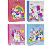 Torebka prezentowa 26x32x10cm dla dzieci JEDNOROŻEC TD-23183-3D-A4 ROZETTE
