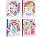 Torebka prezentowa 26x32x10cm dla dzieci KSIĘŻNICZKI TD-23121-3D-A4 ROZETTE