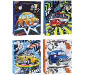 Torebka prezentowa 26x32x10cm dla dzieci SAMOCHODY TD-23116-A4 ROZETTE