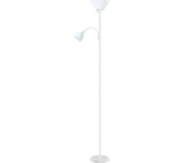 Lampa podłogowa PLATINET E27 + E14 biała (45177)