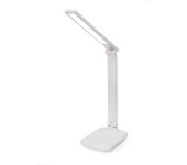 Lampka biurkowa led PLATINET REMUS biała 5W 250lm 4500K z gniazdem USB-A (46010)