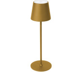 Lampka restauracyjno-barowa led PLATINET złota 4W 400lm wodoodporna z akumulatorem 4000mAh (45927)