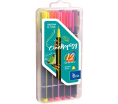Cienkopis trójkątny 0.7mm 12kolorów KC001-B TETIS
