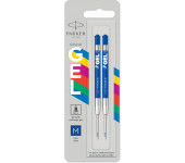 Wkład żelowy do długopisu GEL niebieski M (2szt.) blister 2148937/2136210 PARKER