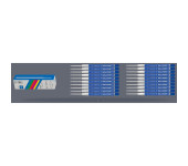 Wkład plastikowy QUINKFLOW ECONOMY - NIEBIESKI (M) 2166550 PARKER