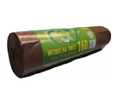 Worki na śmieci 160L LDPE czarne (10szt)