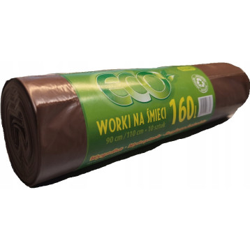 Worki na śmieci 160L LDPE czarne (10szt) Worki na śmieci 160L LDPE czarne (10szt)