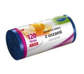 Worki na śmieci 120L z uszami wytrzymałe (20szt) niebieskie (HD-LD) STELLA ST1-WNS-9732V1