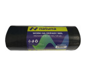 Worki na śmieci 160L 25mic LDPE ekonomiczne NATUNA (20szt)