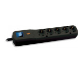 Listwa antyprzepięciowa 5g/5m czarna LV 530W G-A STANDARD LESTAR