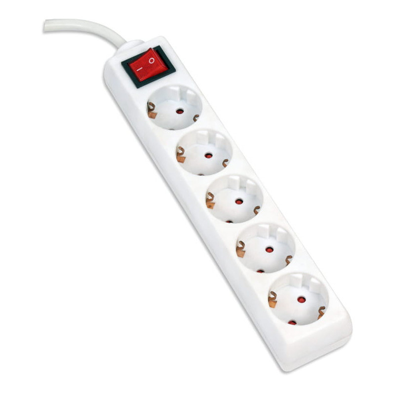 Listwa zasilająca 5g/1,5m biała OMEGA 16A/3500W (43702)