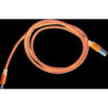 Kabel USB-A - microUSB 1m 2A pleciony niebieski OMEGA VARAN (44190)
