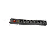 Listwa antyprzepięciowa 8g/5m czarna LX 810 G-A MAXLINE LESTAR