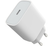 Ładowarka sieciowa 230V PLATINET 1xUSB-C 20W biała (46000)