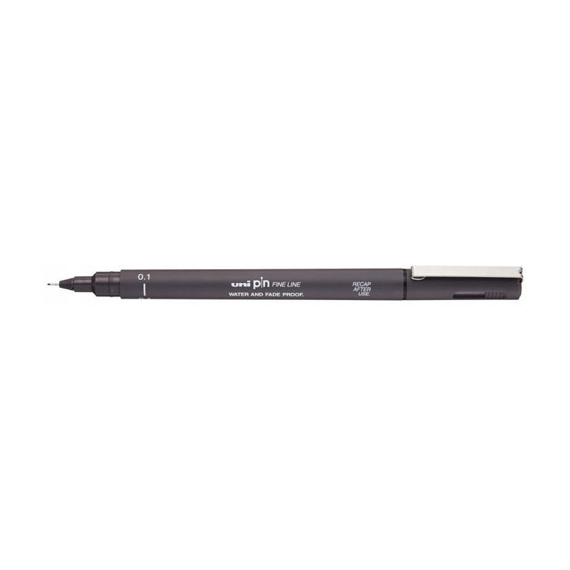 Cienkopis kreślarski UNI PIN 01-200 ciemno szary DARK GREY