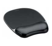 Podkładka pod mysz i nadgarstek FELLOWES Crystal czarna 9112101