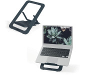Ultrapłaska aluminiowa podstawka pod laptopa Leitz Ergo z regulacją wysokości 63460089