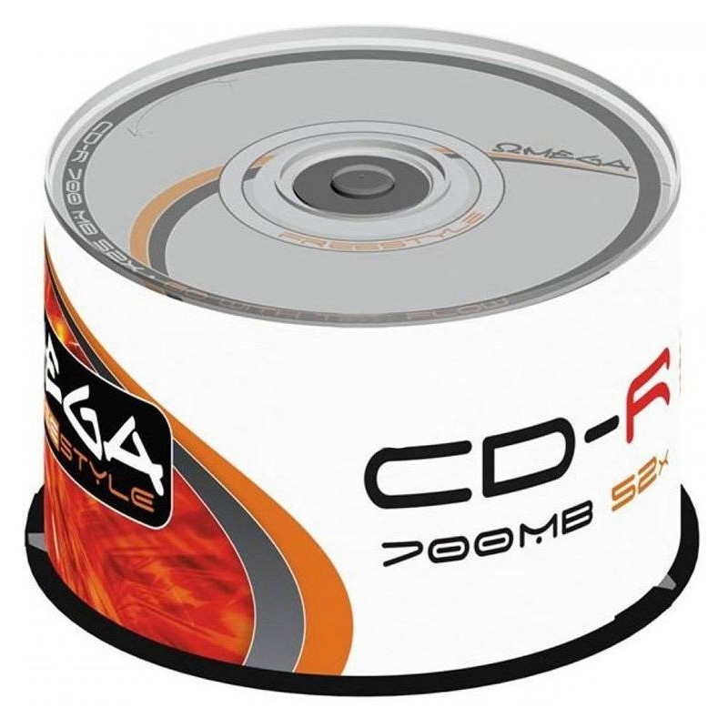 Płyta CD-R 700MB OMEGA 52x cake (50szt) (56352)