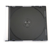 Pudełko na płytę CD slim 5,2mm czarna taca NATUNA (56622)