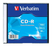 Płyta CD-R 700MB VERBATIM 52x Extra Protection slim 43347