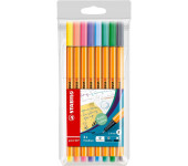Cienkopis STABILO point 88 komplet 8szt. pastelowy 88/8-01