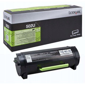 Toner LEXMARK (502U/50F2U00/50F2U0E) czarny 20000str Toner LEXMARK (502U/50F2U00/50F2U0E) czarny 20000str