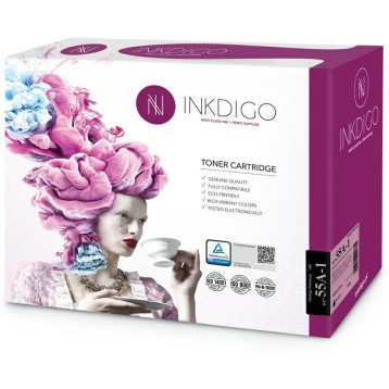 Toner INKDIGO (HP-55A-1) czarny 6000str zamienik HP (55A/CE255A) Toner INKDIGO (HP-55A-1) czarny 6000str zamienik HP (55A/CE255A)