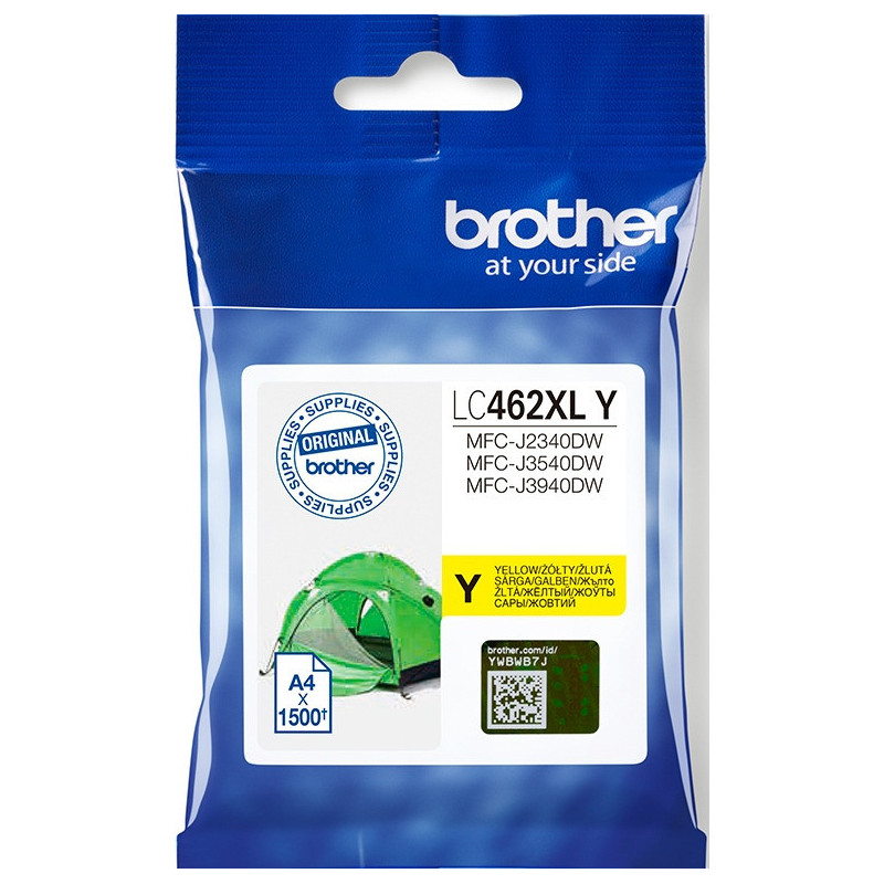 Tusz BROTHER (LC462XL Y) żółty 1500str