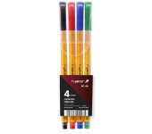 Cienkopis RYSTOR RC-04 etui 4szt. 403-220
