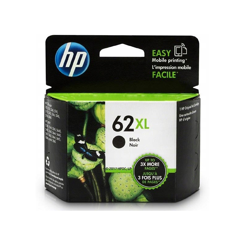 Tusz HP 62XL (C2P05AE) czarny 600str/12ml
