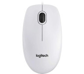 Mysz przewodowa LOGITECH B100 USB biała 910-003360