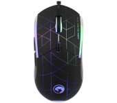 Mysz MARVO M115 optyczna 4000dpi USB 6 klawiszy czarna podświetlana