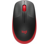 Mysz bezprzewodowa LOGITECH M190 czerwona 910-005908