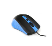 Mysz OMEGA optyczna 1600dpi USB czarno-niebieska (41787)