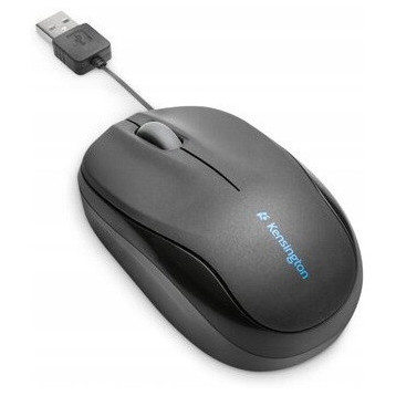 Mysz KENSINGTON Pro Fit ze zwijanym kablem czarna K72339EU