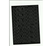 LITERY samoprzylepne 3cm (8) białe ARTDRUK