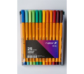 Cienkopis RC-04 RYSTOR etui 25szt mix 403-025