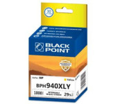 Tusz BLACK POINT (BPH940XLY) żółty 1800str zamiennik HP (940XL/C4909AE)
